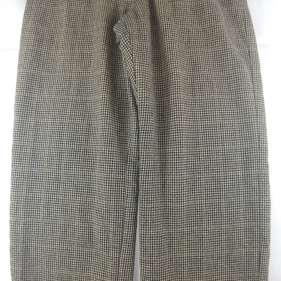 Ann taylor wool Dresspants houndstooth wideleg cream petite womens size 8p - Picture 4 of 11
